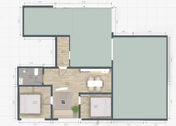 2 Bedrooms For 4 Guests With Kitchen At Heart Of Sathorn * 曼谷